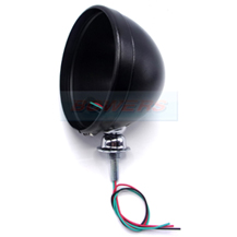 Black 7 Inch Headlight Headlamp Bowl Shell Kit Car